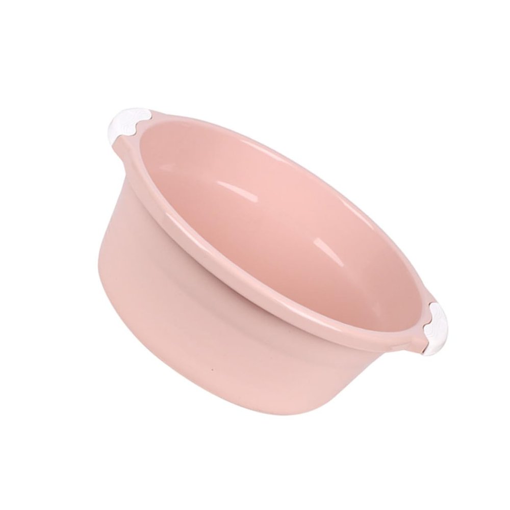 minkissy 2pcs Large Plastic Wash Basin for Home Bathroom Foot Care Safe Washbasins - Bottom for Kitchen Household Use