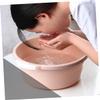 minkissy 2pcs Large Plastic Wash Basin for Home Bathroom Foot Care Safe Washbasins - Bottom for Kitchen Household Use view 2