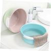 minkissy 2pcs Large Plastic Wash Basin for Home Bathroom Foot Care Safe Washbasins - Bottom for Kitchen Household Use view 3
