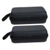Homoyoyo 2pcs Portable Electronics Organizer Bag Zipper Storage Pouch for Cables Chargers Earphones and Digital Accessories Shockproof Eva Design for Travel and Home Use view 1