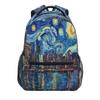 ALAZA Citscape Galaxy Starry Backpack Daypack College School Travel Shoulder Bag view 1