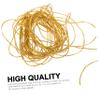 STOBOK Gold Rope Wrapping Binding Ropes Gold Trim Gold Craft Cord Lollipop Tie Wires Jewelry Practical Wrapping Rope Candy Bag Binding Ropes Bread Bag Ropes Seal Polyester Strap view 4