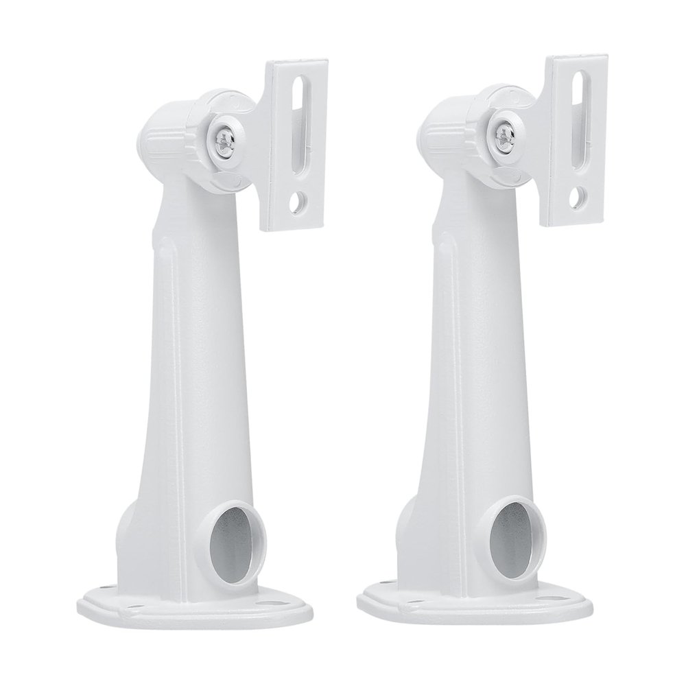 Homoyoyo 2pcs Aluminum Security Camera Bracket CCTV Mount Adjustable Outdoor Holder for Home