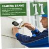 Homoyoyo 2pcs Aluminum Security Camera Bracket CCTV Mount Adjustable Outdoor Holder for Home view 4