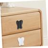 Angoily 2pcs Colorful Butterfly Drawer Pull Handles for Boy Girl Room Modern Cartoon Design Cabinet Knobs for Dressers Wardrobes view 2