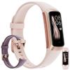 Fitness Tracker, Step Tracker Sport Bracelet Pedometer Calories Women, 1.1" AMOLED Smartwatch 3ATM Waterproof with Blood Pressure/Heart Rate Monitor for Men, Smart Watch for Android/iOS Phones (Pink) view 1
