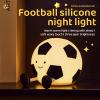 AGEK Soccer Night Light for Kids, Cartoon Soccer Lamp Silicone Baby Nursery Night Light with 3 Level Dimmable Rechargeable Bedside Lamp Nightlight Gifts for Kids Toddler Bedroom Home Office Decor view 2