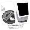 DOITOOL Speaker Holder Desktop Cord Organizer Cable Storage Slot Black Stand for Living Room and Bedroom Use Practical and Professional Design view 2