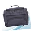 MAGICLULU Black Fabric Hairdressing Tools Storage Bag with Shoulder Strap view 2