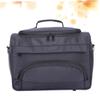 MAGICLULU Black Fabric Hairdressing Tools Storage Bag with Shoulder Strap view 3