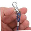 POPETPOP 8pcs Coiled Fishing Rod Protection Lanyards Steel Rope Accessories for Outdoor Fishing Suitable for Tackle and Tools Use Random Color view 4