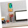 DOITOOL 1pc Wall-Mounted Cellphone Storage Rack Convenient Bathroom Organizer Adhesive Horizontal Vertical Switching Material Touch- Design for Easy Access to Your Mobile Phone view 4