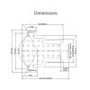 CCTV Lens 8MP 2.2mm 1/2.5 Inch IR No-Distortion F1.8 M12 Mount with 650nm IR Filter for Camera, WANGZC001 view 3