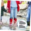 ULTECHNOVO Silicone Rain Shoes Covers Men Women Easy to Clean and Store Slip Design Grey s view 4