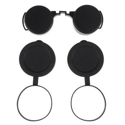 3Pcs Optics Binocular Caps Rubber Objective Lens Caps Binoculars Protective Covers for Compact Binoculars