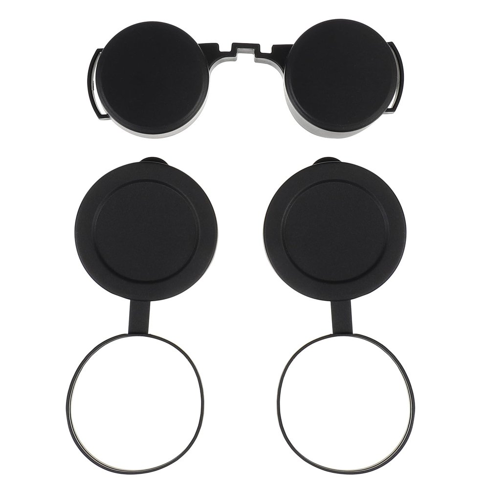 3Pcs Optics Binocular Caps Rubber Objective Lens Caps Binoculars Protective Covers for Compact Binoculars
