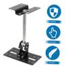 DOITOOL 1pc Adjustable Wall-Mounted Speaker Rack Multi-Functional Audio Organizer for Home Theater Systems Material Space-Saving Design Compatible Sound Bars and Speakers Music view 3