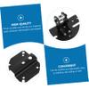 DOITOOL 1pc Adjustable Wall-Mounted Speaker Rack Multi-Functional Audio Organizer for Home Theater Systems Material Space-Saving Design Compatible Sound Bars and Speakers Music view 4