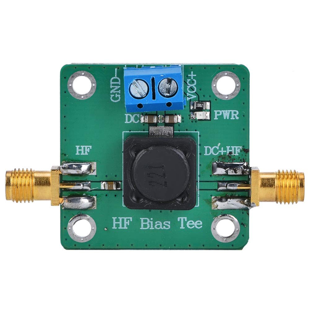 Bias Tee DC Power Supply for Active Antenna 50kHz to 60MHz RF