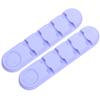 DOITOOL 6pcs Self Adhesive Cord Clips Silicone Cable Holder for Desk Organization for Power Cords and Headphones view 2