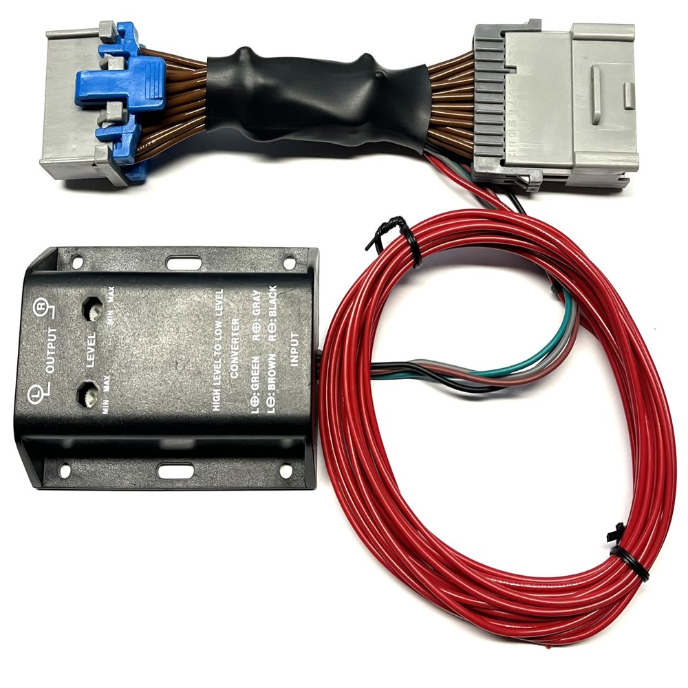 DirectNine Basics Car Stereo Add an Amp Sub Bass Amplifier Adapter Interface- Made for Some Chevrolet/GMC: 2003-2006 Avalanche/Silverado/Sierra/Suburban/Tahoe +More- No External Factory Amp/Bose Vehicles