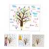 Alipis 1set Alphabet Wall Decal Removable Tree Design for Nursery and Bedroom Decor Material Easy to Install Learning Stickers for Boys and Girls Rooms view 2