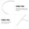 1000pcs Heavy Duty Nylon Cable Ties for Plant Desk Cable Organizing Fireproof Corrosion-resistant Sturdy view 3