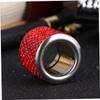 SOLUSTRE Headrest Collar Car Decor Collar for Car Seat Car Pole Decoration Car Interior Mouldings Rod Ring Diamond, 2.5*2.5*2.5CM, R0338FTUG3742MA4 view 4