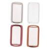 Homoyoyo 4pcs Tpu Delicate Watch Covers Scratch Protective Cases Compatible Silver Rose Gold Pink Easy to Install Lightweight Design view 1