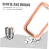 Homoyoyo 4pcs Tpu Delicate Watch Covers Scratch Protective Cases Compatible Silver Rose Gold Pink Easy to Install Lightweight Design view 2