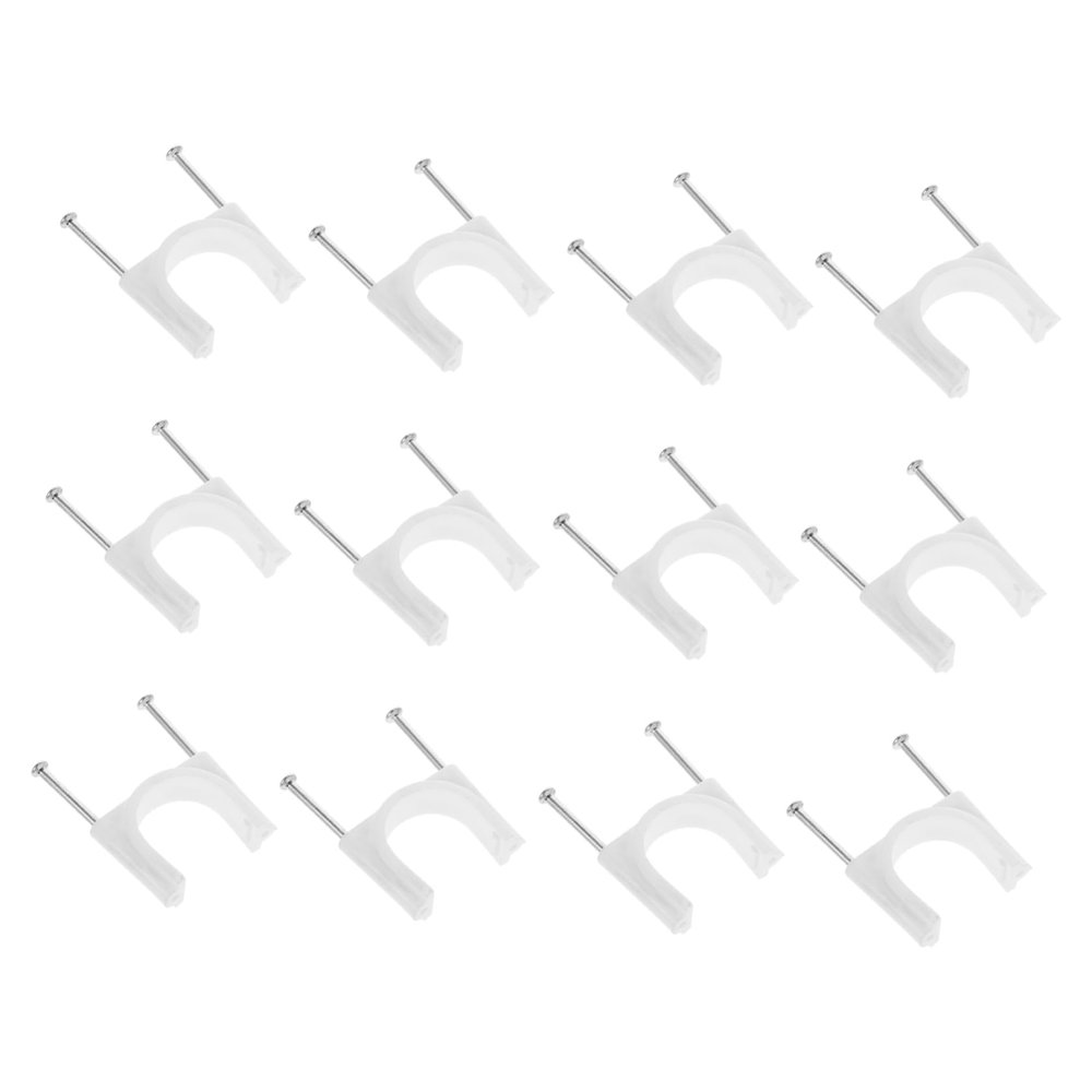 Homoyoyo 1set Nail Cable Clips Wire Clips for Easy Installation Neat Organization for