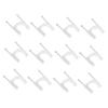 Homoyoyo 1set Nail Cable Clips Wire Clips for Easy Installation Neat Organization for view 1