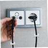 Homoyoyo 1set Nail Cable Clips Wire Clips for Easy Installation Neat Organization for view 4