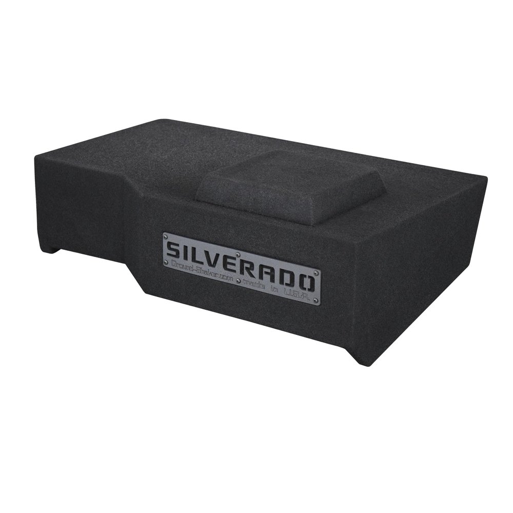 Generic Silverado Crew-Cab 2014-2018 Single Sub Box 12"" Subwoofer Enclosure Box
