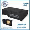 Generic Silverado Crew-Cab 2014-2018 Single Sub Box 12"" Subwoofer Enclosure Box view 2