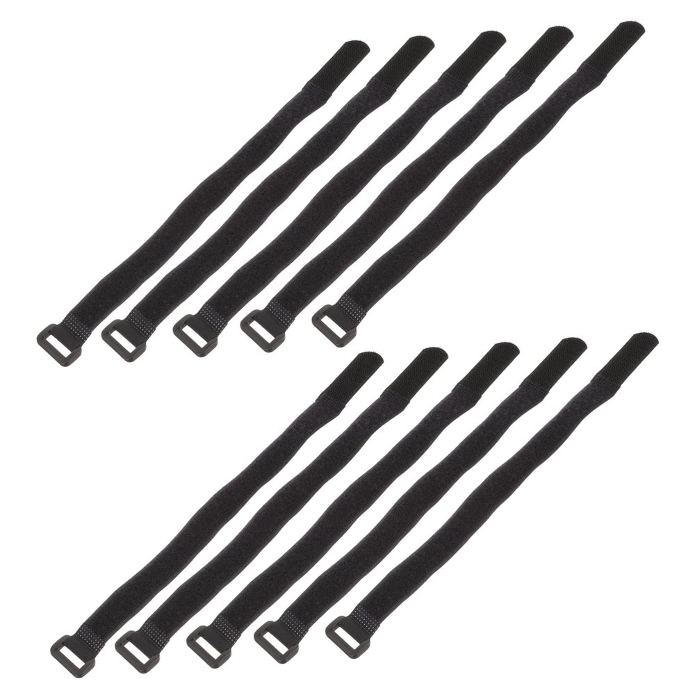 Homoyoyo 12pcs Cable Straps for Cords Tie Straps Hook and Loop Reusable Cable Ties for Wire Management