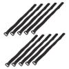 Homoyoyo 12pcs Cable Straps for Cords Tie Straps Hook and Loop Reusable Cable Ties for Wire Management view 1