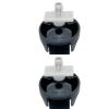 BCWBLWE Omni Directional Wheel Compatible For Roborock Q7 Max/S5 Max/S6Pure/S6MaxV/S7 MaxVRobot Vacuum Cleaner Front Caster Front Wheel Parts (Color : 2pcs Black), fu88yyun01 view 1