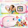 Usteetic Kids Instant Print Camera - 12MP Ink Free Printing for Kids Aged 3-10 - Selfie Camera for Boys & Girls - Pink view 3