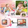 Usteetic Kids Instant Print Camera - 12MP Ink Free Printing for Kids Aged 3-10 - Selfie Camera for Boys & Girls - Pink view 4