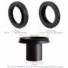 JOEBO Microscope Kit 0.91 Inch 23.2 Mm Microscope Adapter T-Ring for SLR Camera/Digital SLR Camera Adapter Microscope Lens Adapters view 4
