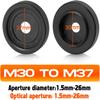 Adjustable Iris Aperture Diaphragm M30 to M37 Iris Aperture Diaphragm Adapter Optical Diaphragm 1.5-26mm Lens Module Adapter Ring PVS-14 PSV14 Optics (Filter Cleaning Cloth Set*2) view 4
