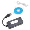 MOUDOAUER 56K External USB Data Fax Dial External Modem Driver for Windows Win7/Win8/Win 10, Dual Ports view 2