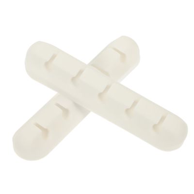 DOITOOL 2pcs Cable Organizer Clips Strong Adhesive Self-Adhesive Cord Holder for Desk Wall and Tv Slots Design for Efficient and Clutter Space