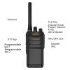 LISHENG M4EX 5 Watt Handheld Professional Two Way Radio, Digital DMR and Analog Dual Mode Digital Walkie Talkies. (2) view 3