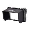 DirectNine Basics Nitze Cage Built-in NATO Rail with LS7-G7 Sunhood and Cold Shoe Compatible with OSEE T7/G7 7"" Monitor, blak, TP2-G7 view 1