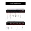 Kqcibz EQ-819 Multifunctional Car Equalizer Multifunctional Car Audio EQ Tuning Crossover Amplifier Parametric Equalizer Car Audio Equalizer, Black, 500412599 view 4