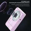 4k Pink Digital Camera Mini Camera for Photography, Vlogging Camera with 4400Megapixels, Anti-Shake, 2.4 Inch LCD Screen, 16x Digital Zoom, Continuous Shooting, Professional Video Camera, Cool Stuff view 3