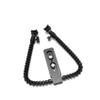 Jkjhbhged New Flexible Dual Arm Hot Shoe Flash Bracket Mount Holder for Macro Shot Camera Accessories, black, 264775 view 2