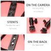 Jkjhbhged New Flexible Dual Arm Hot Shoe Flash Bracket Mount Holder for Macro Shot Camera Accessories, black, 264775 view 3